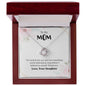To My Mom | Thank You - Love Knot Necklace